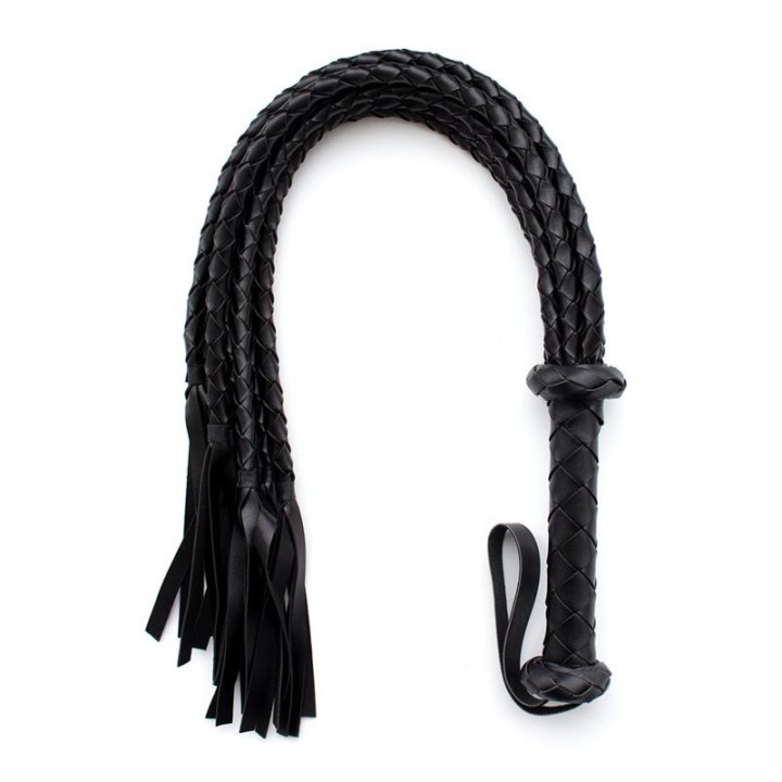 Geflochtene Peitsche 75 cm Schwarz von Latetobed BDSM Line | Fesselliebe.de