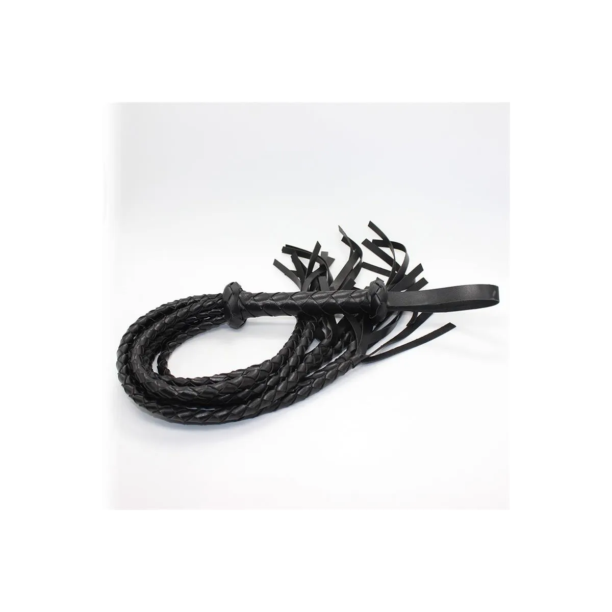 Geflochtene Peitsche 75 cm Schwarz von Latetobed BDSM Line | Fesselliebe.de