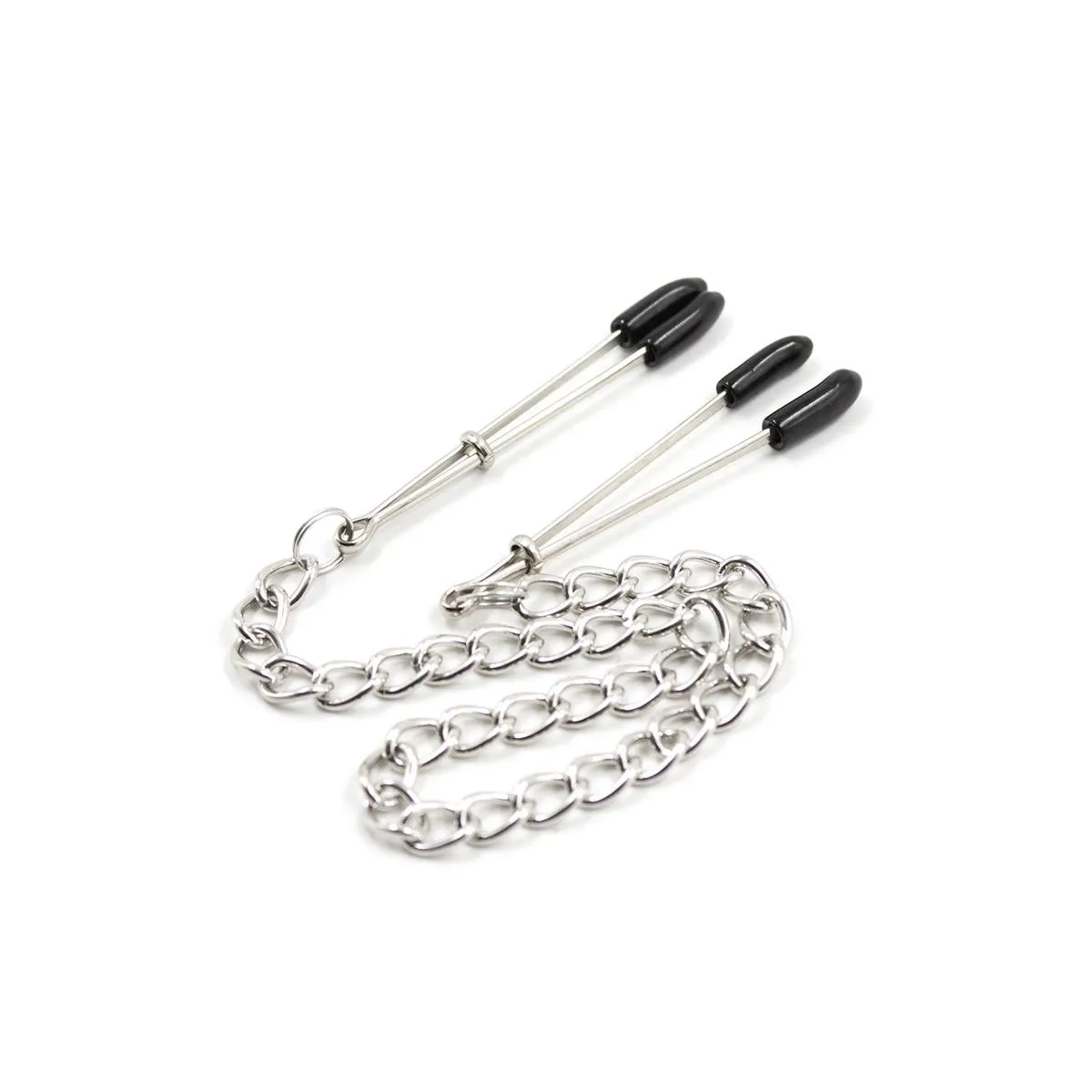 Nippelklemmen mit Kette aus Metall von Latetobed BDSM Line | Fesselliebe.de