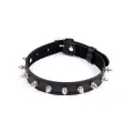 Halsband mit Stacheln Verstellbar 43 cm Schwarz von Latetobed BDSM Line