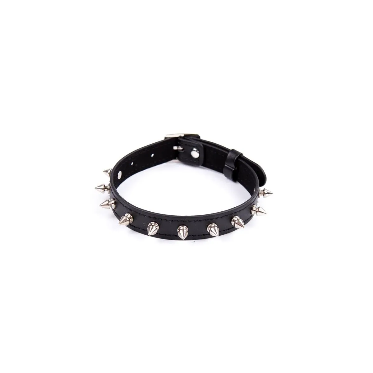 Halsband mit Stacheln Verstellbar 43 cm Schwarz von Latetobed BDSM Line | Fesselliebe.de