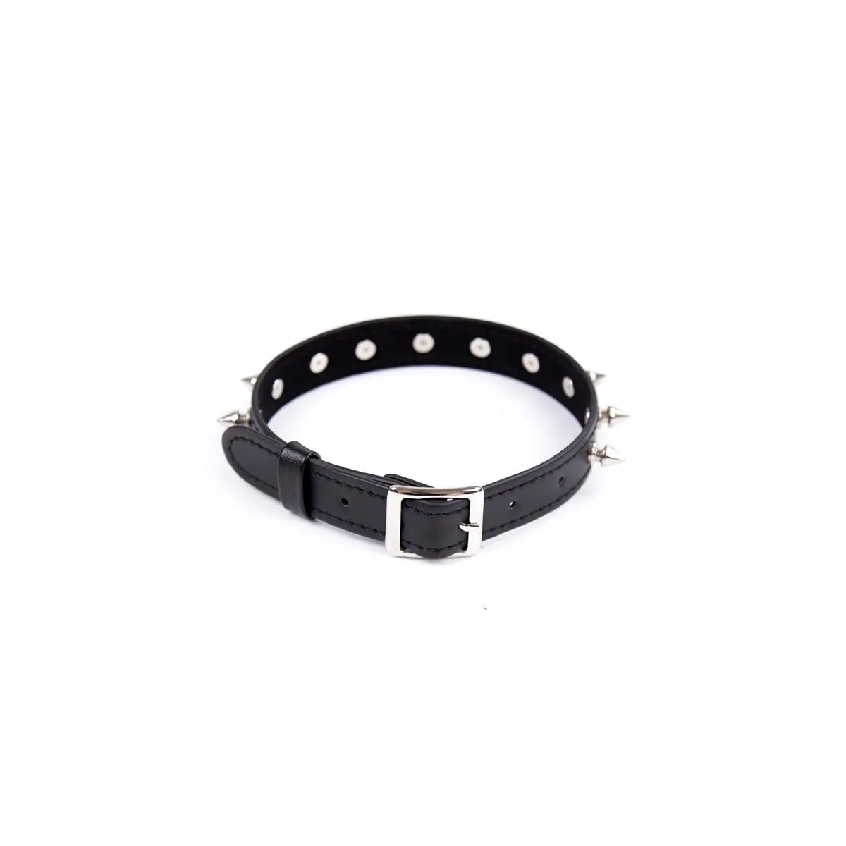 Halsband mit Stacheln Verstellbar 43 cm Schwarz von Latetobed BDSM Line | Fesselliebe.de