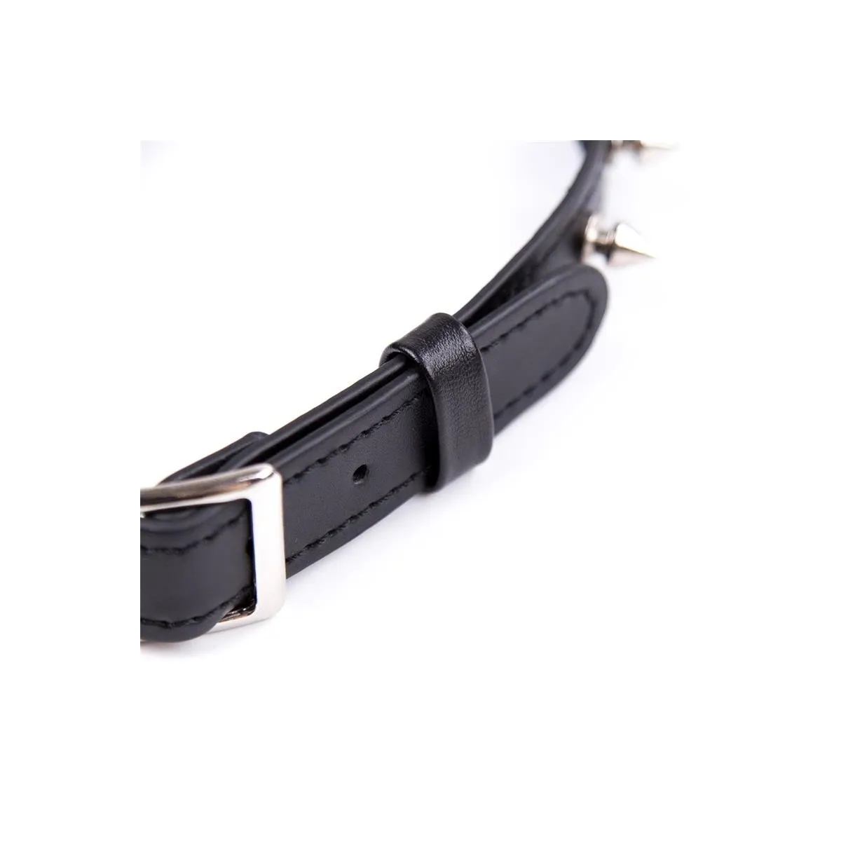 Halsband mit Stacheln Verstellbar 43 cm Schwarz von Latetobed BDSM Line | Fesselliebe.de