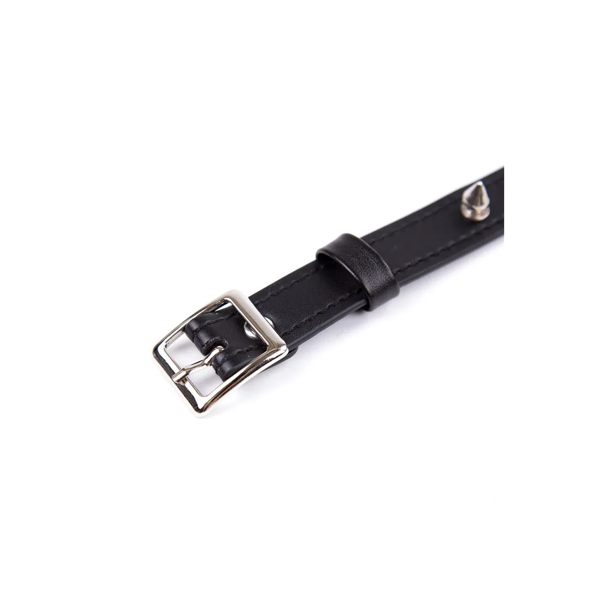 Halsband mit Stacheln Verstellbar 43 cm Schwarz von Latetobed BDSM Line | Fesselliebe.de