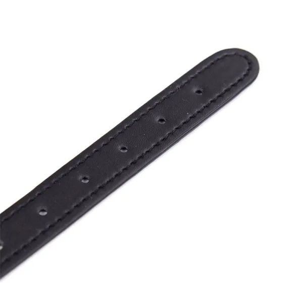 Halsband mit Stacheln Verstellbar 43 cm Schwarz von Latetobed BDSM Line | Fesselliebe.de