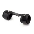 Neopren-Handschellen mit Klettverschluss Schwarz von Latetobed BDSM Line