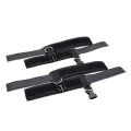 Neopren-Handschellen mit Klettverschluss Schwarz von Latetobed BDSM Line