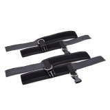 Neopren-Handschellen mit Klettverschluss Schwarz von Latetobed BDSM Line | Fesselliebe.de