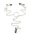 Nippelklemmen und Klitorisklemmen mit Kette aus Metall von Latetobed BDSM Line