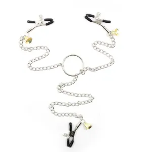 Nippelklemmen und Klitorisklemmen mit Kette aus Metall von Latetobed BDSM Line | Fesselliebe.de