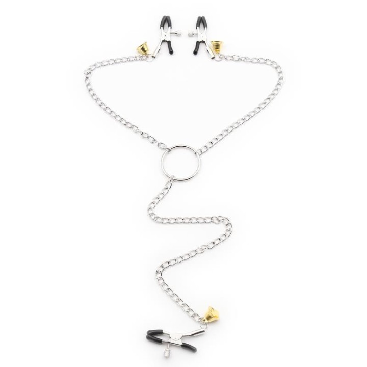 Nippelklemmen und Klitorisklemmen mit Kette aus Metall von Latetobed BDSM Line | Fesselliebe.de