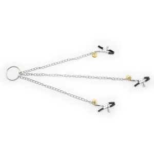 Nippelklemmen und Klitorisklemmen mit Kette aus Metall von Latetobed BDSM Line