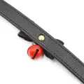 Halsband mit Schleife und Rasseln 44 cm Schwarz/Rot von Latetobed BDSM Line