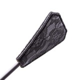 Feder-Kitzler und Paddel mit Spitze 2 In 1 56 cm Schwarz von Latetobed BDSM Line | Fesselliebe.de