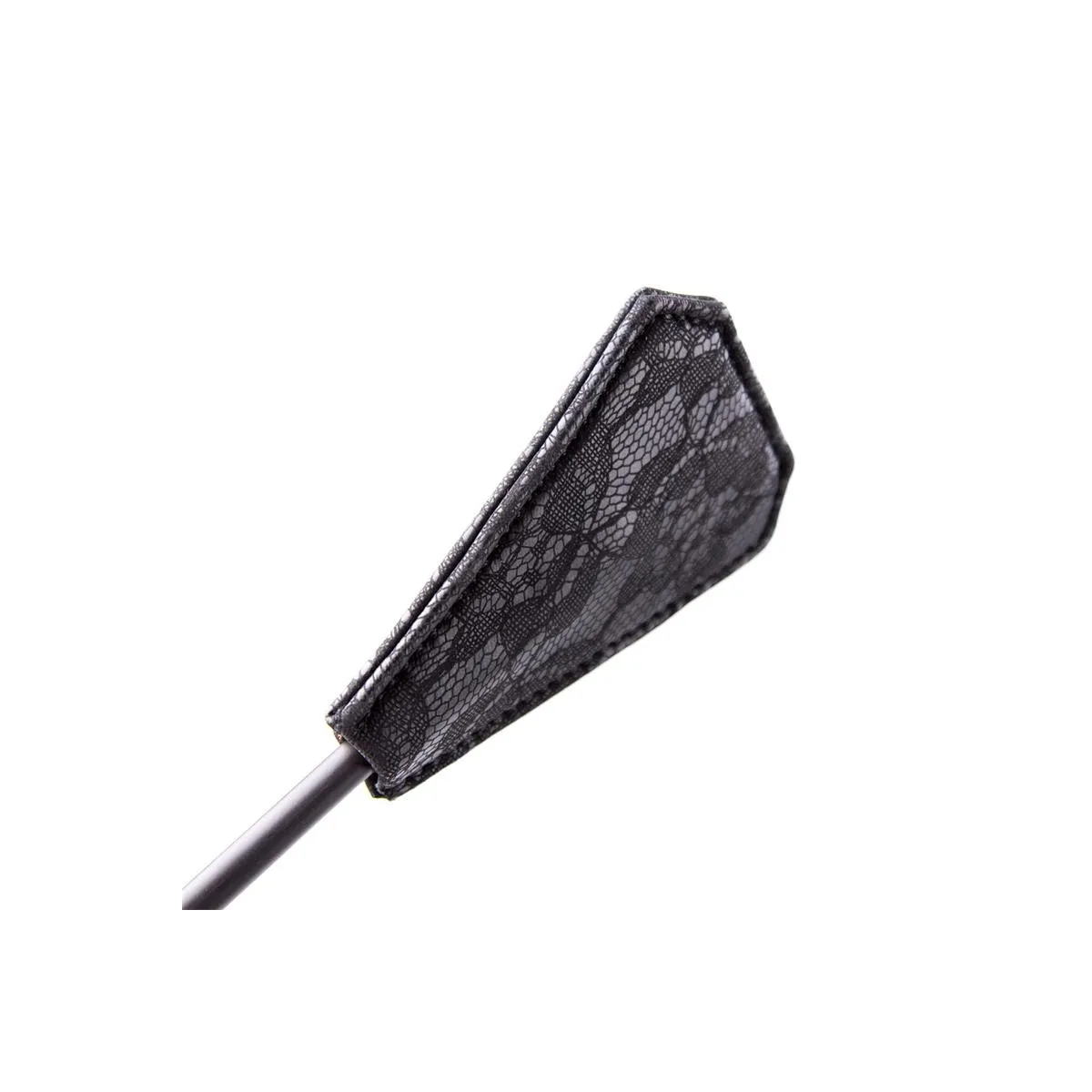 Feder-Kitzler und Paddel mit Spitze 2 In 1 56 cm Schwarz von Latetobed BDSM Line | Fesselliebe.de