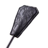 Feder-Kitzler und Paddel mit Spitze 2 In 1 56 cm Schwarz von Latetobed BDSM Line | Fesselliebe.de