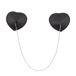 Nippel-Covers mit Metallkette, Schwarz von Latetobed BDSM Line | Fesselliebe.de
