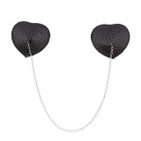 Nippel-Covers mit Metallkette, Schwarz von Latetobed BDSM Line | Fesselliebe.de