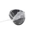 Nippel-Covers mit Metallkette, Schwarz von Latetobed BDSM Line