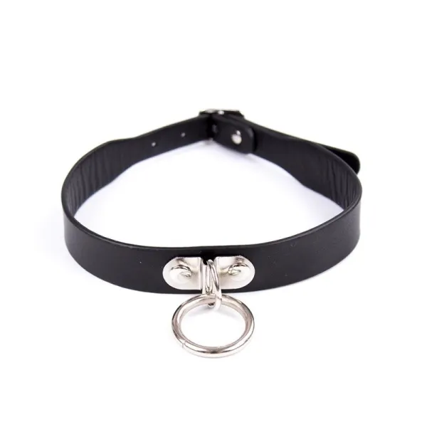 Verstellbares Halsband, 43 cm, Schwarz von Latetobed BDSM Line | Fesselliebe.de