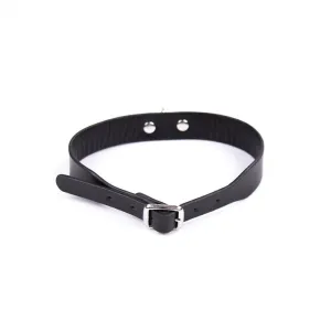 Verstellbares Halsband, 43 cm, Schwarz von Latetobed BDSM Line