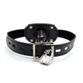 Verschliessbarer Kurzer Penis-Knebelball 5 cm Schwarz von Latetobed BDSM Line