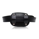 Verschliessbarer Kurzer Penis-Knebelball 5 cm Schwarz von Latetobed BDSM Line | Fesselliebe.de
