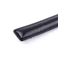 Halsband mit Metallleine und Gepolstertem Innenfutter Schwarz von Latetobed BDSM Line