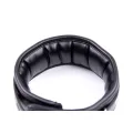 Halsband mit Metallleine und Gepolstertem Innenfutter Schwarz von Latetobed BDSM Line