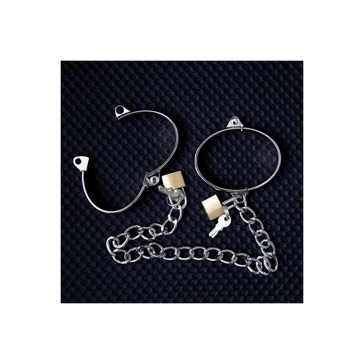 Metallhandschellen für Männer, 7 cm von Latetobed BDSM Line | Fesselliebe.de