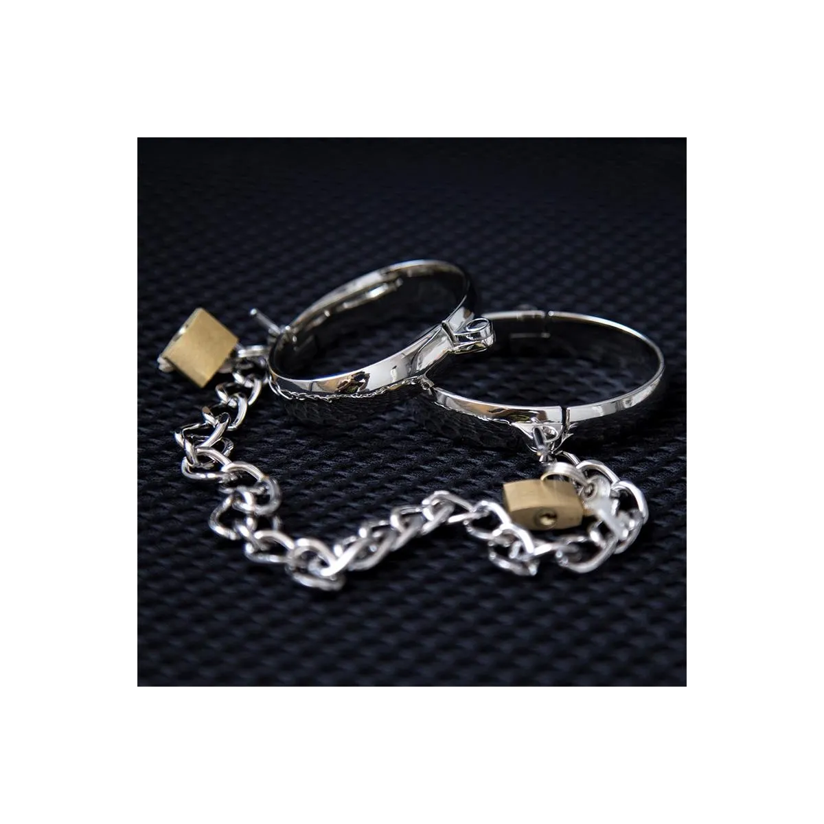 Metallhandschellen für Männer, 7 cm von Latetobed BDSM Line | Fesselliebe.de