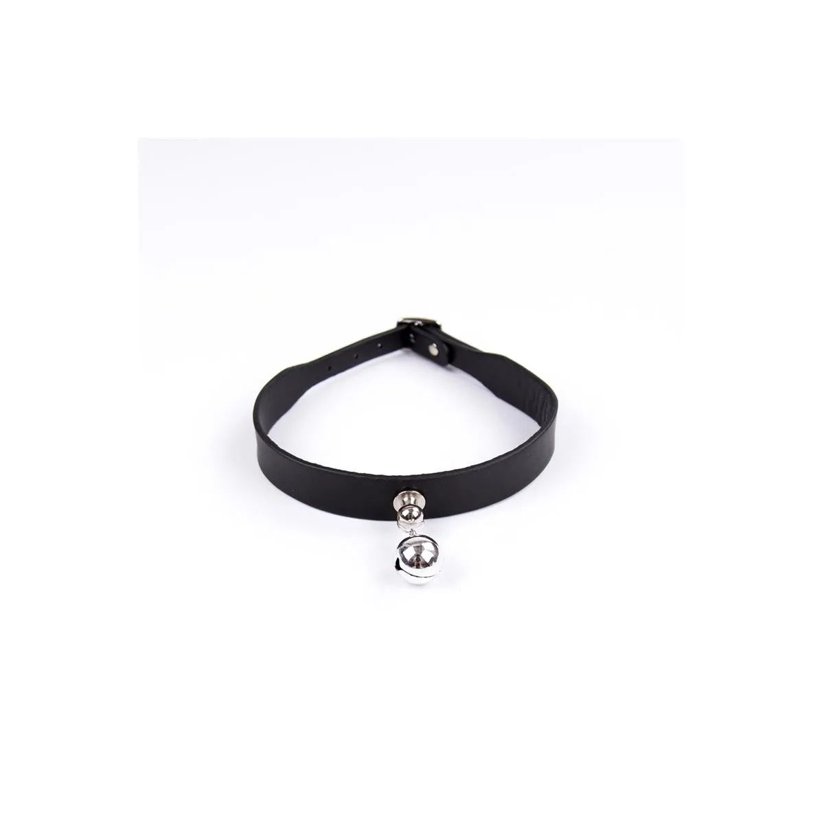 Halsband mit Glöckchen, Verstellbar, 43 cm, Schwarz von Latetobed BDSM Line | Fesselliebe.de
