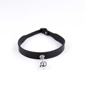 Halsband mit Glöckchen, Verstellbar, 43 cm, Schwarz von Latetobed BDSM Line | Fesselliebe.de