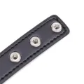 Halsband mit Herzförmigem Bügel, Verstellbar, 41,5 cm, Schwarz von Latetobed BDSM Line