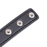 Halsband mit Herzförmigem Bügel, Verstellbar, 41,5 cm, Schwarz von Latetobed BDSM Line | Fesselliebe.de