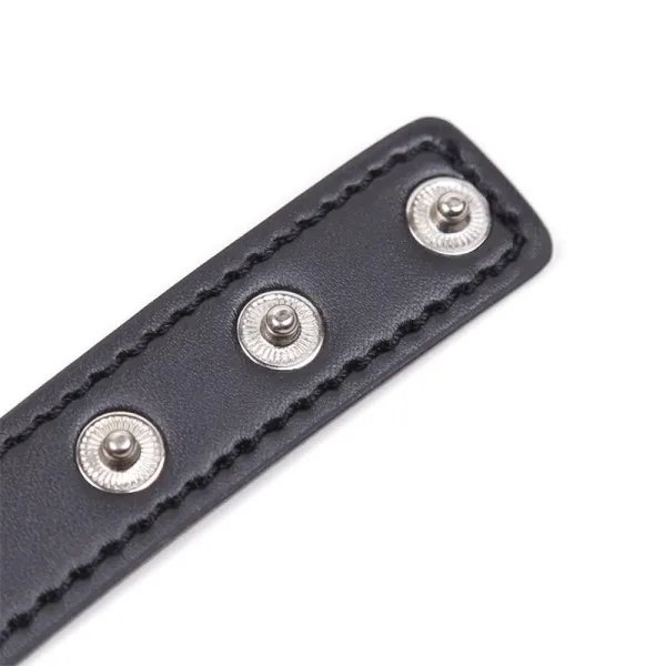 Halsband mit Herzförmigem Bügel, Verstellbar, 41,5 cm, Schwarz von Latetobed BDSM Line | Fesselliebe.de