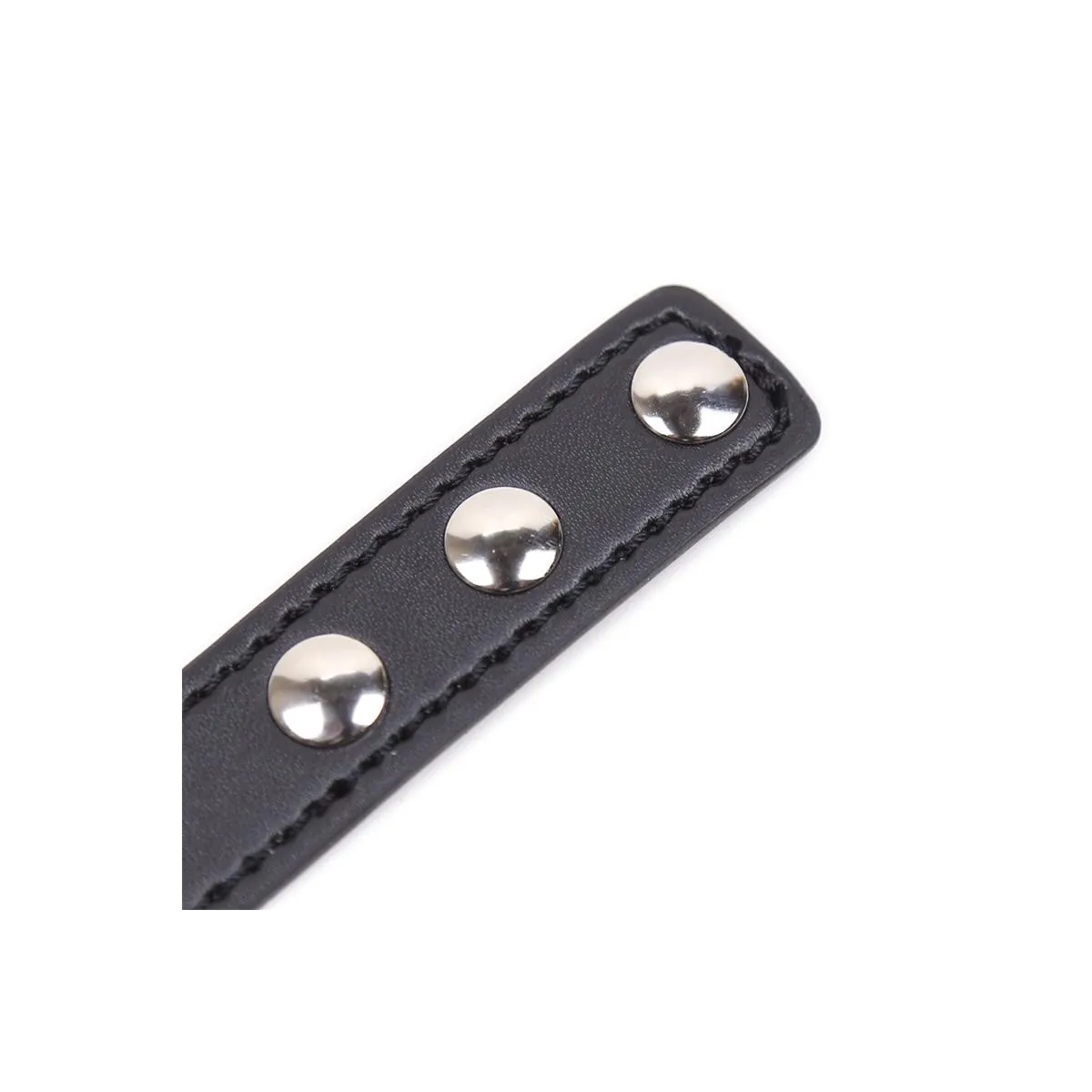 Halsband mit Herzförmigem Bügel, Verstellbar, 41,5 cm, Schwarz von Latetobed BDSM Line | Fesselliebe.de