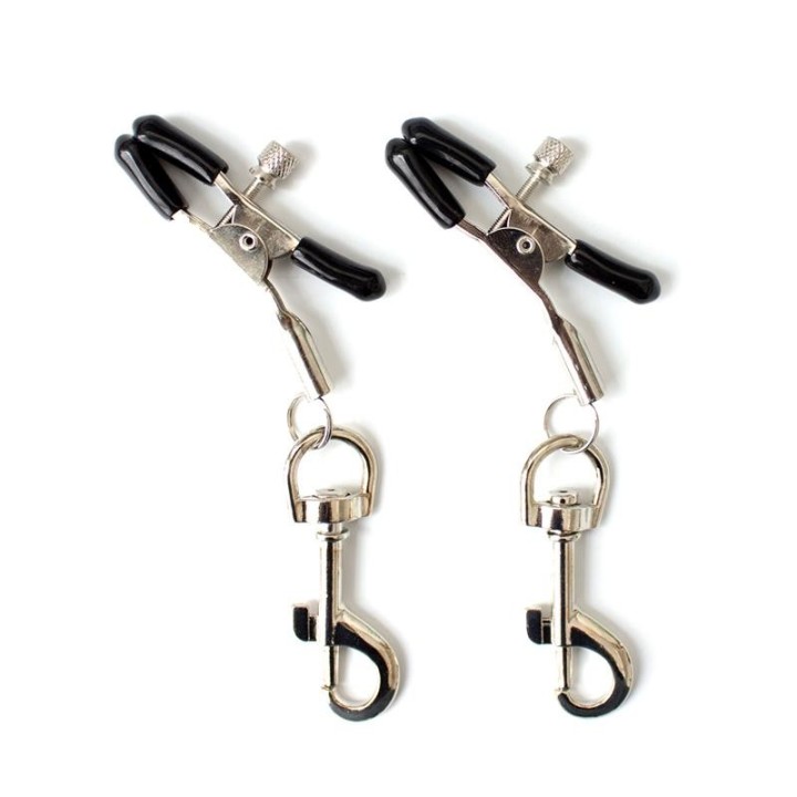 Nippelklemme mit Haken aus Metall von Latetobed BDSM Line | Fesselliebe.de