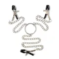 Brustwarzenklammern und Klitorisklammern mit Kette aus Metall von Latetobed BDSM Line