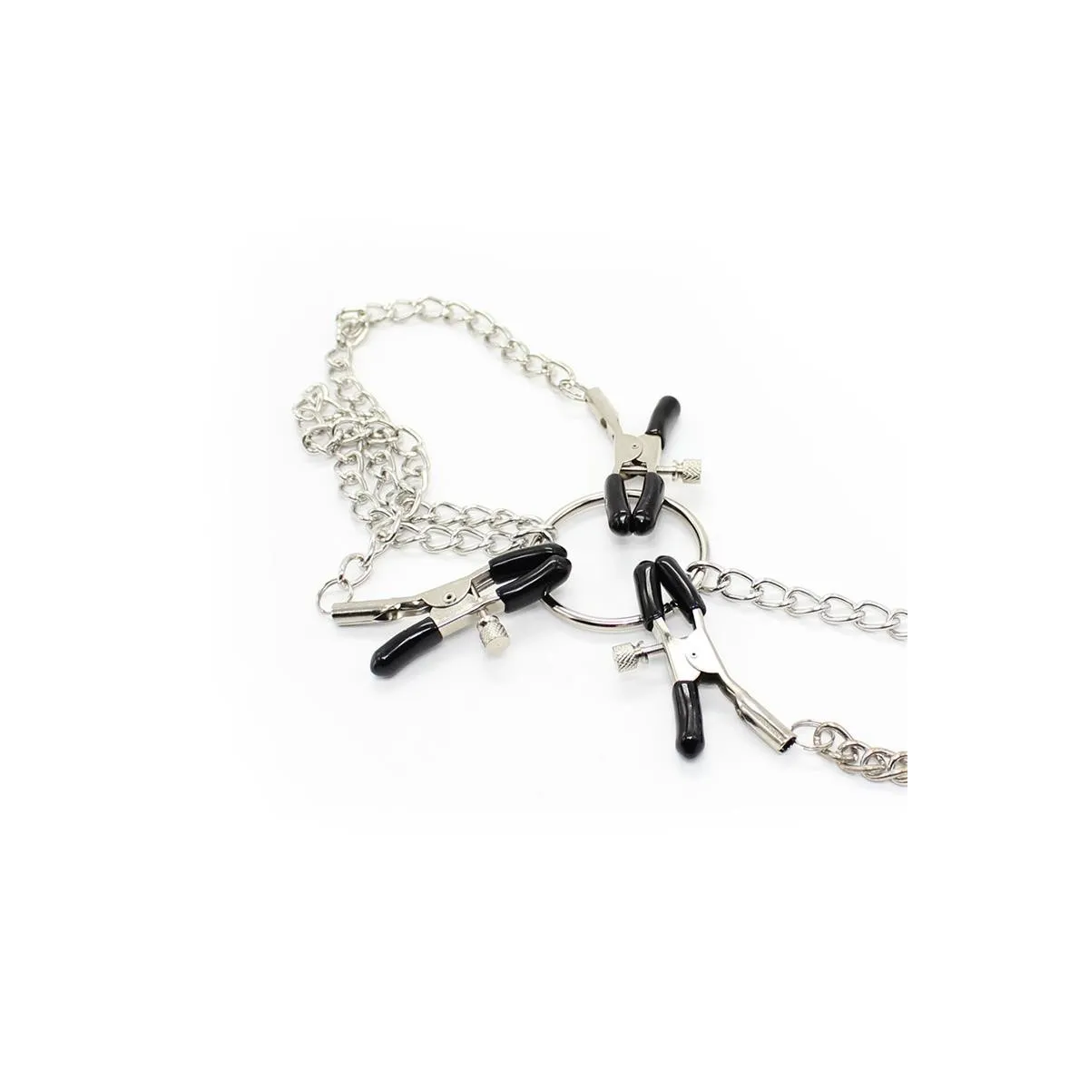 Brustwarzenklammern und Klitorisklammern mit Kette aus Metall von Latetobed BDSM Line | Fesselliebe.de