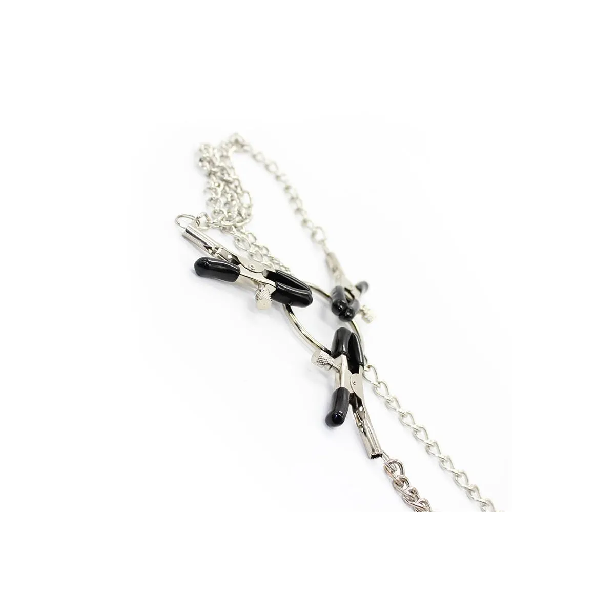 Brustwarzenklammern und Klitorisklammern mit Kette aus Metall von Latetobed BDSM Line | Fesselliebe.de