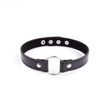 Halsband mit Verstellbarem Ring 38,2 cm Schwarz von Latetobed BDSM Line | Fesselliebe.de