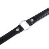 Halsband mit Verstellbarem Ring 38,2 cm Schwarz von Latetobed BDSM Line | Fesselliebe.de