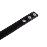 Halsband mit Verstellbarem Ring 38,2 cm Schwarz von Latetobed BDSM Line | Fesselliebe.de