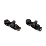 Verstellbare Nippelklemmen aus Metall, Schwarz von Latetobed BDSM Line | Fesselliebe.de