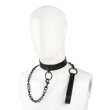 Halsband mit Leine, Schwarz von Latetobed BDSM Line | Fesselliebe.de