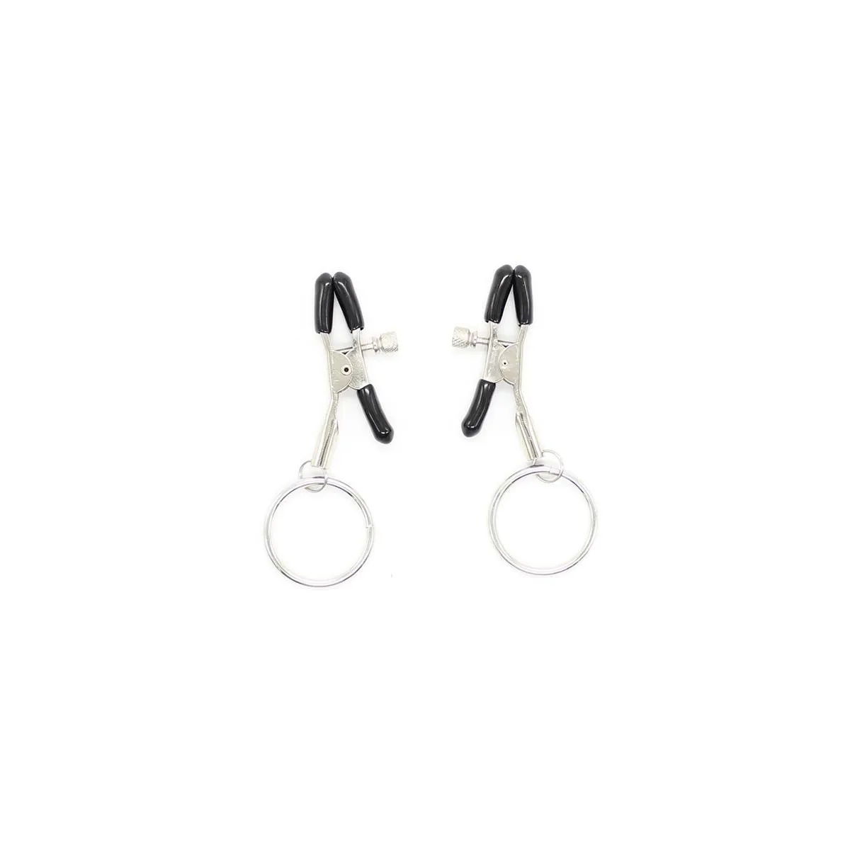 Nippelklemmen mit Metall-O-Ring von Latetobed BDSM Line | Fesselliebe.de