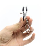 Nippelklemmen mit Metall-O-Ring von Latetobed BDSM Line | Fesselliebe.de