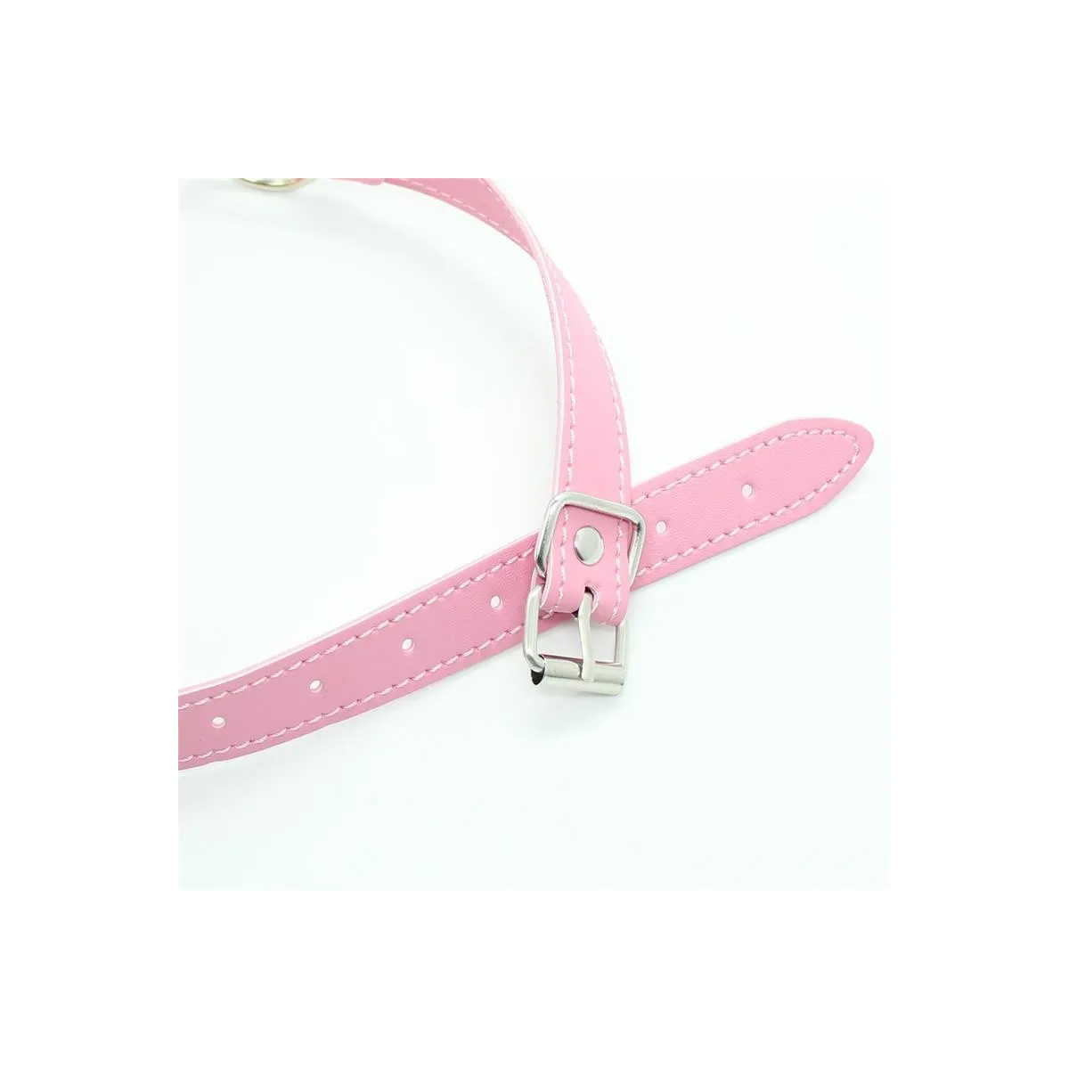 Atmungsaktiver Knebelball, Verstellbar, 4,5 cm Rosa von Latetobed BDSM Line | Fesselliebe.de