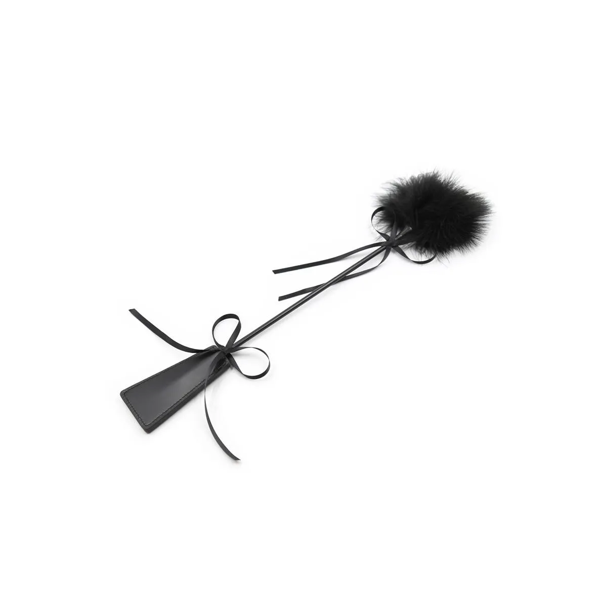 Feder-Kitzler und Paddel, 49 cm, Schwarz von Latetobed BDSM Line | Fesselliebe.de